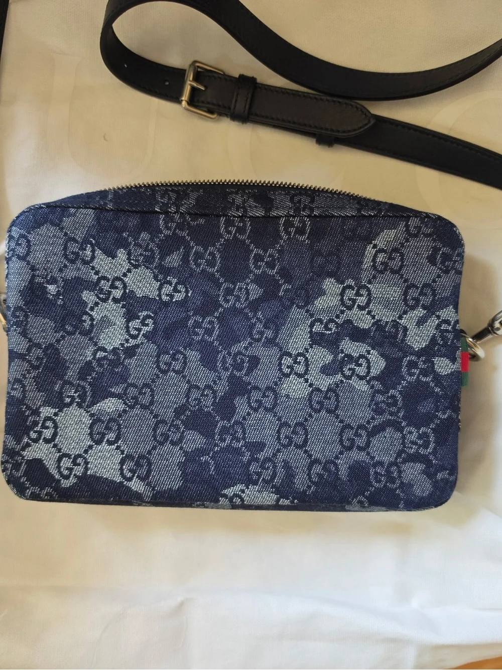Gucci Denim GG Monogram Small Crossbody